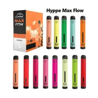 Hyppe Max Flow E Desechable E Dispositivo de cigarrillos 2000 Puffs 900mAh Batería 6ml Cartuchos POD Extra Vape Pen PK Bar Ultra Infinity Bang XXL USA Warehouse