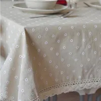 20 floral dots tavolo in stoffa in stile fattoria toalha de mesa da tavolo da tavolo in europa da pranzo tela algodon tablecloth1