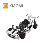 Xiaomi Akıllı Yapı Taşları Yol Yarışı Araba Çocuk Oyuncak Elektrikli Bluetooth 5.0 App Akıllı Uzaktan Kumanda 900 + Parçaları LJ200919