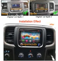 Android10.0 PX5 Octa Core Nee 7.0 Inch Coche de pantalla de la pantalla Estéreo para Dodge Ram1500 2500 3500 4500 2013-2017 con automóvil DVD GPS Audio Video