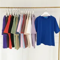 15 T-shirt in cotone di colore solido Donne S-XL HARAJUKU T-shirt da donna bianca Femme O-Collo Coreano Estate Top Top Basic Tshirt Dropshipping T200525