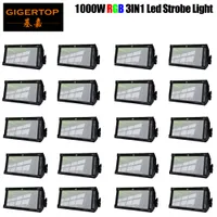 1000 LED Strobe Flash Light Portable 1000W RGB Remote Dźwięk Sterowanie Szybkości regulowany do Stage Disco Bar Party Club (Wtyczka UE)