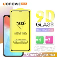 Protecteur d'écran de téléphone en verre trempé de la couverture de 9D pour iPhone 13 12 Mini Pro 11 XR XS MAX 8 7 6 Samsung Galaxy S21 A32 A42 A52 A72 4G 5G A51 A71 A02S Moto g Stylus 2021