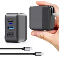 2022 New 3 in 1 AC Adapter and for Switch TV Dock and USB Hub, 39W Fast Charging with USB3.0 to C Cable Covert Docks Switchs Android Smartphone Tablet, 1.2M Power Cord
