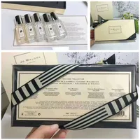 Sales!!! Top Quality Jo Malone London 5 smell type perfume 9ml*5pcs English Pear best spray amazing fragrance set for Gift free ship