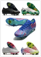 Mercurial 13 Elite SG-PRO AC Big Kids Youth Junior wholesale cheap Men Football Boots Anti Clog Soccer Cleats Shoes Plyknit 360 Waterproof