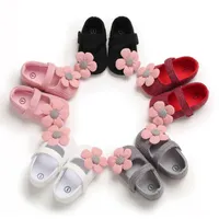 Newborn Baby Girls Princess Shoes Paño de algodón Lindo Flor Ballet Zapatos Planos Sneaker Crib Shoe1
