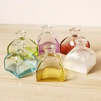 Perfume Reed Diffuser Бутылки Стеклянные ароматические нефтяные контейнер 50 мл 100 мл для украшения дома