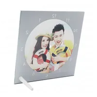 Creative decoration Sublimation glass painting photo frame DIY thermal transfer photos frames BYSEAsublimated pictures natural Arts GWD13114