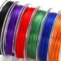 10 meter / los flexible elastische drahtdurchmesser rolle gemischte farben perlen armband für diy handgefertigte schmuck findings jllhsl