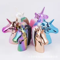 Çok Amaçlı Unicorn Şekli Vakfı Allık PRO Pudra Makyaj Fırçası Kabuki Fırçalar Yüz Nail Art Makyaj Aracı Güzellik Kozmetik