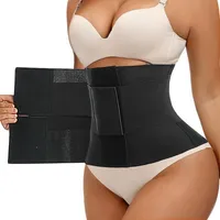 Waist Support Trimmer Belt Slimming Body Shaper Trainer For Women Tummy Wrap Plus Size Invisible