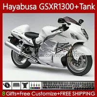 Körperarbeit für Suzuki Hayabusa Pearl White GSXR-1300 GSXR 1300 CC GSX-R1300 1996 2007 Bodys 74NO.307 GSXR1300 1300cc 96 97 98 99 00 01 GSX R1300 02 03 04 05 06 07 Verkleidung