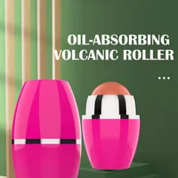 Face Oil Absorbing Roller Volcanic Stone Blemish Remover T-zone Removing Rolling Stick Ball Summer Shiny Changing a48
