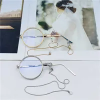 Glasses with chain cos unilateral punk monocular Sunglasses net red ins cool Sunglasses
