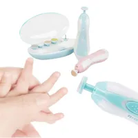 Baby Automatic Electric Nail Trimmer Accesorios de cuidado de bebé Portátil Multifunción Manicura eléctrica Conjunto de uñas VERDE PINK CO2033