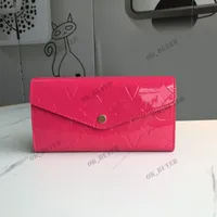 2021 Fashion flowers handbag designer zipper wallets luxurys Men Women leather bags High Quality Classic Letters coin Purse Original Box Plaid card topouletstore
