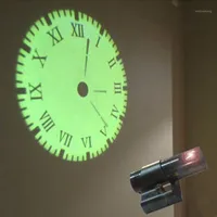 Horloges murales Creative analogique Digital Light Desk Projection Roma / Arabia Clock Remote Control Home Decor US1
