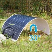 Terminez le kit de panneau solaire hors réseau hors réseau 18V 360W Chargeur solaire souple du panneau flexible pour le camping VRS
