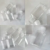 Desinfección transparente Botellas de plástico Botellas de plástico vacío Contenedor de desinfección Mini Paquete de maquillaje líquido Sub Botellas 60ml 0 59YJ E19
