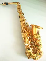 New Alto Saxophone Saxophone E Flat Alto Высокое Качество Супер Профессиональные Музыкальные инструменты Gigt бесплатно