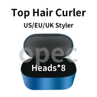 2021 Air Complete Rap Multi-Function Устройство для укладки волос Волос Curler Curry Curling Iron 8 Головки Подарочная коробка