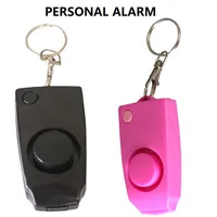 130db självförsvar larmflickor kvinnor barn seniorer säkerhet skydda personlig säkerhet skrika högt keychain rosa svarta färger
