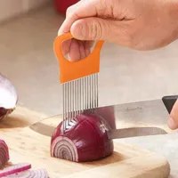 Tomate Cebolla Verduras Cristal Corte Cortar SHENDERS BRILLERS Holder Holder Guía cortador cortador Cráneo seguro Tajado de seguridad