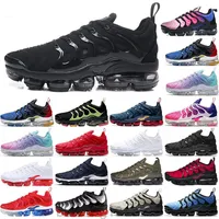 2019 Yeni Iyi Rahat Ayakkabılar Gökkuşağı Tam Siyah Beyaz TN Kırmızı Erkekler Ayakkabı Sneakers Boyutu 36-45 BT11