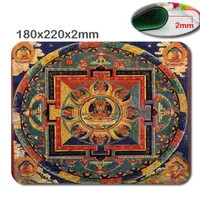 Mouse Pads & Wrist Rests Buddhism Carpet Customized Rectangle Non-Slip Rubber 3D HD Printing Gaming Durable Notebook Pad Size 180x220x2mm1