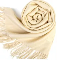 40 Colors Hot Pashmina Cashmere Solid Shawl Wrap Women\&#039;s Girls Ladies Scarf Soft Fringes Solid Scarf 2021
