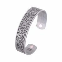 Bracelet skyrim arbre de vie corbeau bracelet magnétique nordique viking blanc soins de santé bracelets bijoux pour hommes femmes1