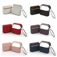 Luggage Earphone Cases For AirPod 3 Airpods 3gen Air pods Pro 2 1 Bluetooth Ear phone Accessories Soft Silicone Classic Business Airpod3 Shockproof Cover With Hook