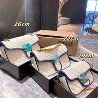 Xiaohongshu's New Chain Bag, Postman's Color Matching, Xiaofang Shoulder Lady's Bag Luxurys Bags Lv3z MD