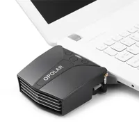 Amerikaanse voorraad laptop pads koeler met vacuümventilator snelle koeling, auto-temp detectie, 13 windsnelheid, unieke klemontwerp, compatibele koeling