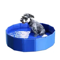 Amerikaanse voorraad zomer huisdier hond zwembad home decor huisdier bad voor puppy wassen draagbare pvc outdoor duurzaam badkuip Kid A54306Y