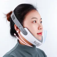 Máquina de emagrecimento facial Set LED Photon Terapia Vibração Massagem EMS Face Levantando V-Linha Remova Double Chin Wrinkle Neck Cuidados