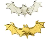 Carro adesivo morcego estilo rhinestone olhos distintivo decalque emblema tronco lateral adesivo logotipo insígnia decorativo