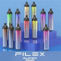 Аутентичные пары QST Flex Super Bar Одноразовое устройство Комплект устройства 2000 слойки префиден 6,5 мл POD 1250 мАч Батарея Vape Pen 100% подлинной VS Max Plusa21