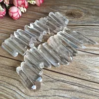 Frosted Natural Healing Crystals Stone White Rough Column Single Point Home Office Ornaments Polishing Straight Decorate New Arrival 5yx M2