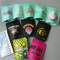 3.5g 1/8th Mylar Bags 420 packaging Christmas tree MINNTZ The soap JEFE GASHOUSE PLUTO FIORE PARLAY packing