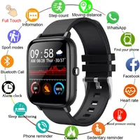 Smart Watch Donne Donne Bambini Tocco completo per Android IOS Electronics Orologio Bluetooth Chiamata Bluetooth Quadrante personalizzato Frequenza cardiaca Fitness Tracker Alarm Sport SmartWatch Mens Orologi