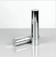15ml Silver / Gold Plastic Airless Bottle för serum / lotion / emulsion / gel / toner / vitare flytande hudvård kosmetisk packning