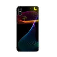 Transparent Telefonväska Frostat Rainbow Par för iPhoneX Mobiltelefonväska All-Inclusive Soft Shell Case 10 Stilar