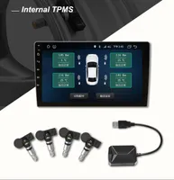 Car Audio TPMS USB System monitorowania ciśnienia opon dla Androida Odtwarzacz DVD 4 Czujniki Alarm Temperatura1