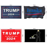 Multi Style Eleições Banner President Donald Trump Eleitor Flags 2024 Mantenha a América Grande Agai a mão Bandeira de alta qualidade 12Ls P2