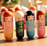 Cartoon Party Gunst Japanische Puppe Feuchtigkeitsspendende Kimono Dolless Lippen Balsam Nette Schöne Muster Geschenk Für Mädchen Dame Bunte Kawaii Geschenk 70 P2