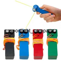 Nueva Zipstring en caliente novedad Cuerda creativa Propellera Cuerda de cuerda Launcher Launcher Electric Decompression Taste Toy Juguetes Juguetes al aire libre