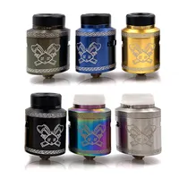 Dead Rabbit V2 RDA Atomizer Tank 24mm Diameter Conical Top Cap BF Squonk Capable Fit 510 Electronic Cigarette Vape Mods