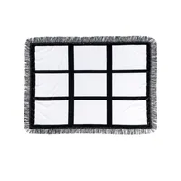 Quadratische Decke Sublimation Leere Teppich Frau Mann, die warme Zubehör Mode gedruckt Zubehör 83 * 110 cm Decken 26 41YP K2